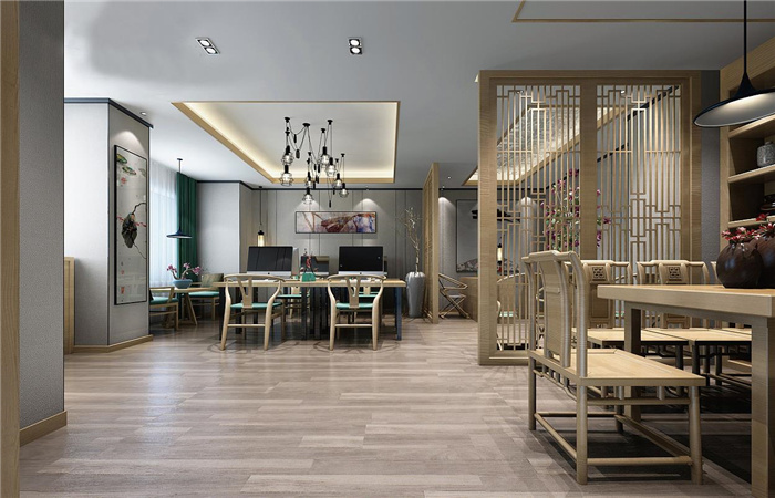 盤點新中式辦公室設計案例，感受一下別樣的風情魅力！