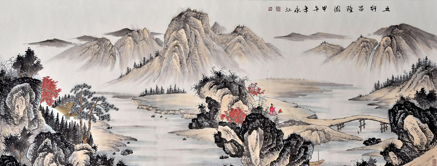 辦公室裝飾畫如何選擇 看看王健林的辦公室再決定 辦公室裝飾畫如何選擇