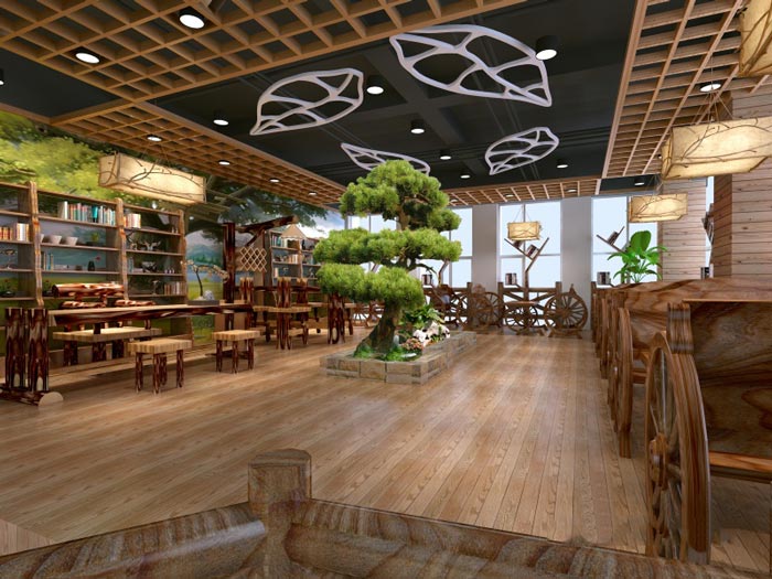 中式辦公室裝修，古樸典雅不過時！